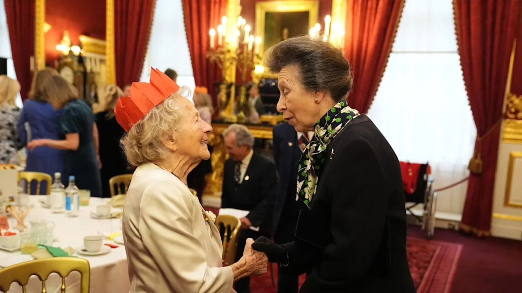 Princess Royal hosts veterans for festive tea party Princess Royal hosts veterans for festive tea party