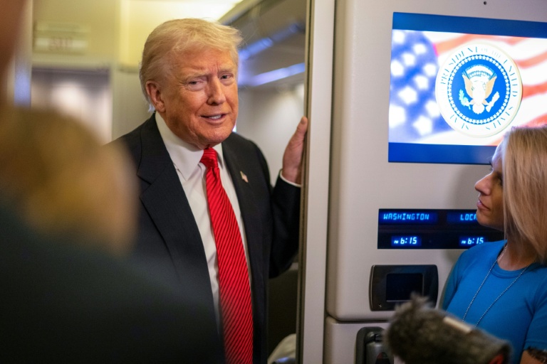 Trump says feels ‘badly’ for UK royal family over Andrew-Epstein saga US President Donald Trump speaks to members of the press aboard Air Force One on November 2, 2025