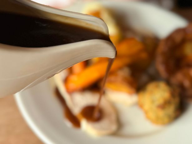 Christmas dinner - gravy