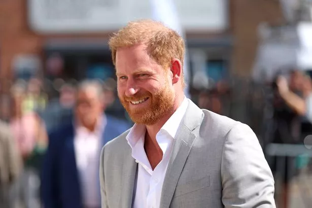 Prince Harry smiling