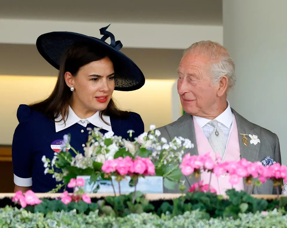 Getty Sophie Winkleman and King Charles at Royal Ascot on June 20, 2025