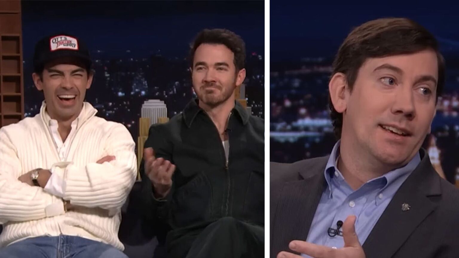 Jonas Brothers Meet Man Whose Résumé Was Being Reviewed at Their Concert Jonas Brothers Meet Man Whose Résumé Was Being Reviewed at Their Concert