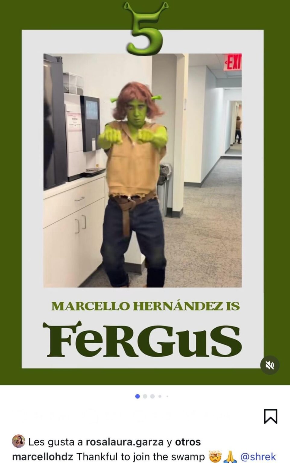 Marcello Hernandez to join ‘Shrek 5’ as Fergus (one of Shrek and Fiona’s kids): ‘Thankful to join the swamp 🤯🙏’