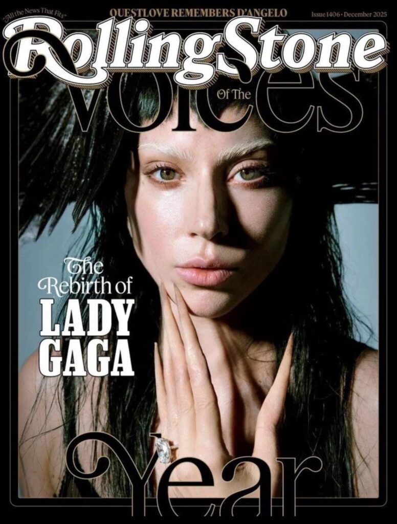 Lady Gaga for Rolling Stone 11/13/2025