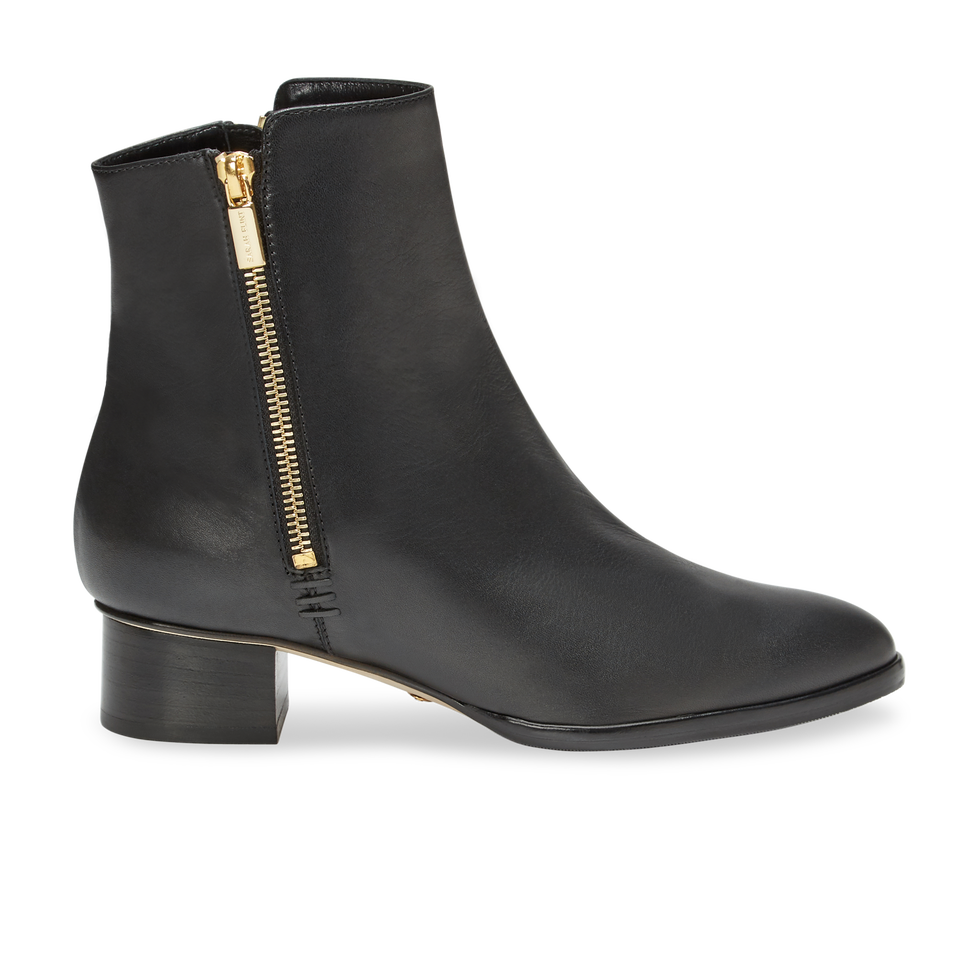 Perfect Zip Bootie 30 | Black Calf