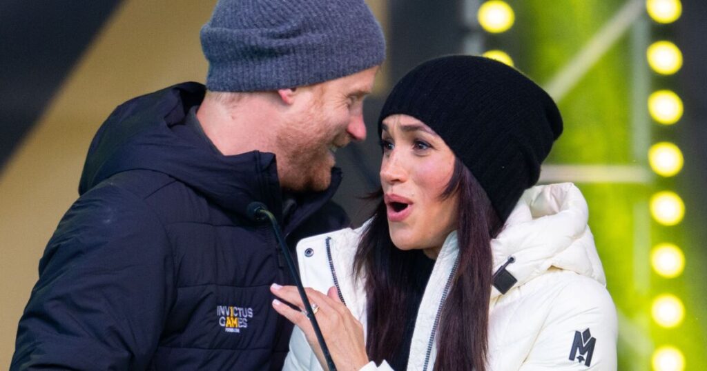 Lip reader reveals Prince Harry’s five-word ‘instruction’ to Meghan - Royals - News