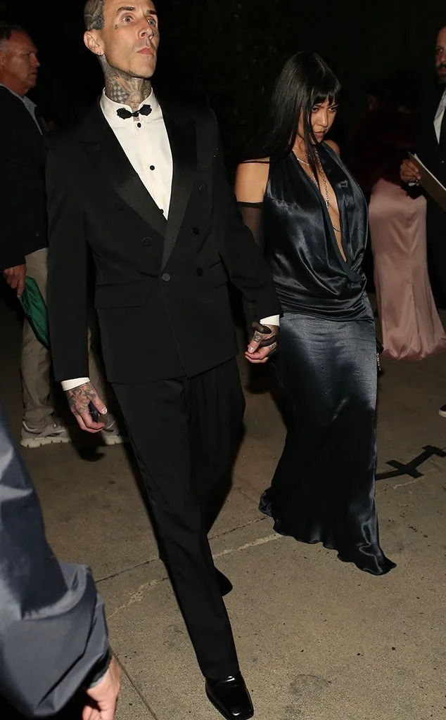 <p>Travis Barker and Kourtney Kardashian</p>