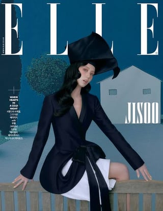 Jisoo of Blackpink for cover of Elle Korea