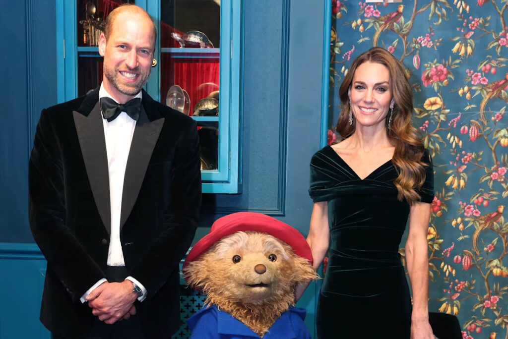 Paddington Bear Gets Another Right Royal Welcome After Meeting Prince William & The Princess Of Wales Backstage