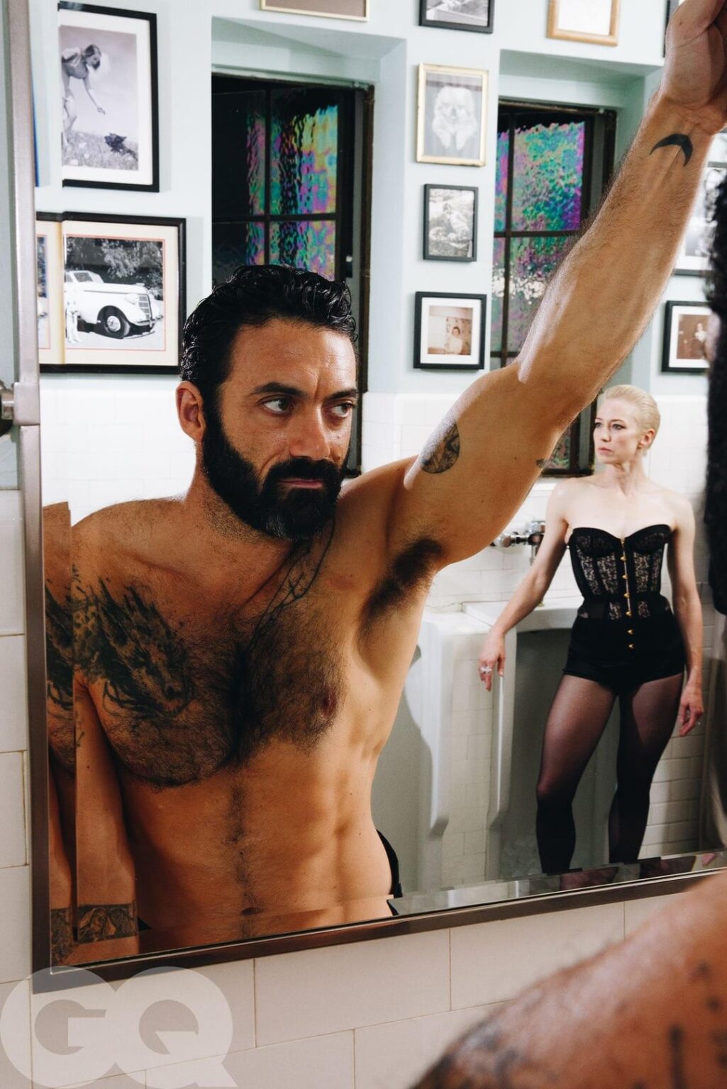 Morgan Spector and Carrie Coon for GQ