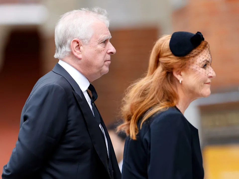 Andrew Mountbatten-Windsor and Sarah Ferguson on September 16, 2025.Credit: Getty