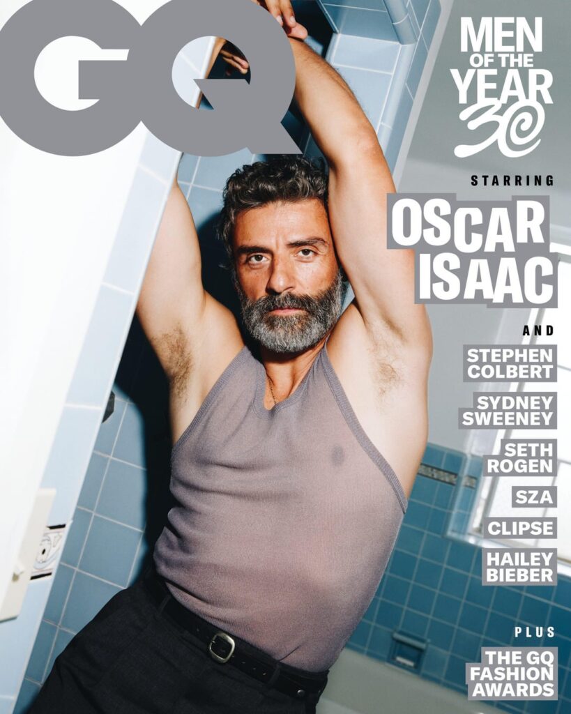Oscar Isaac covers the 30th Annual Men of the Year Issue for GQ. Photographed by Tyrell Hampton & styled by George Cortina.