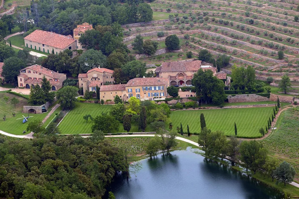 MICHEL GANGNE/AFP via Getty Chateau Miraval