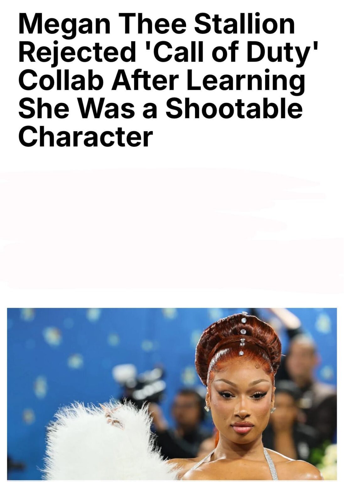 Megan Thee Stallion Rejected 'Call of Duty' Collab…