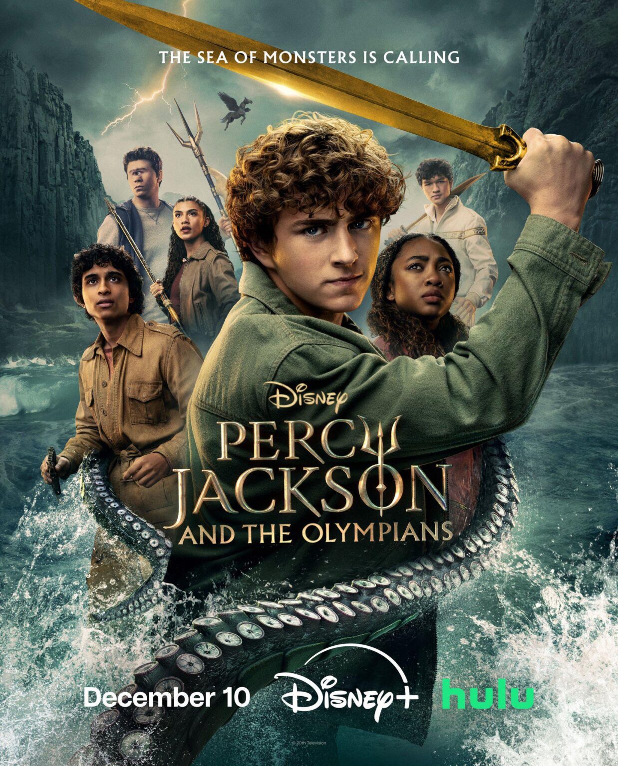 New poster for ‘PERCY JACKSON’ Season 2. Releasing December 10 on Disney+