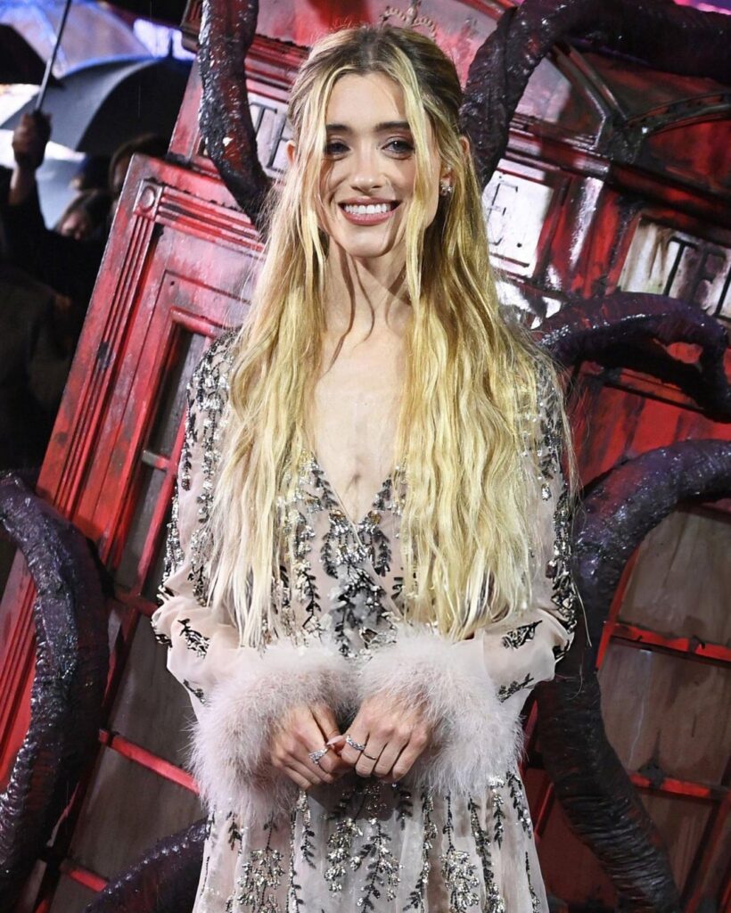 Natalia Dyer at the Stranger Things 5 premiere in London
