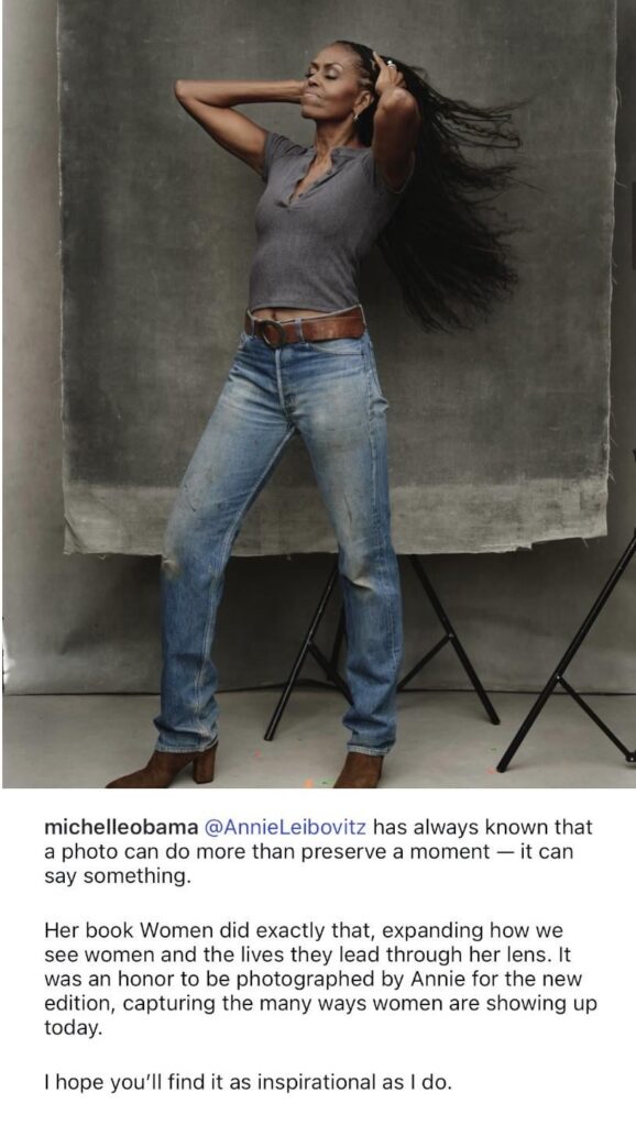 Michelle Obama photographed by Annie Leibovitz