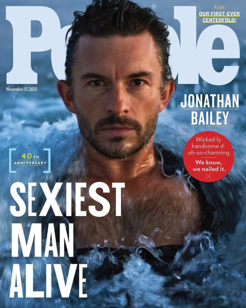 Jonathan Bailey makes history as the first openly gay man to be named People Magazine’s Sexiest Man Alive. Photographed by Jason Hetherington & styled by Emma Jade Morrison.
