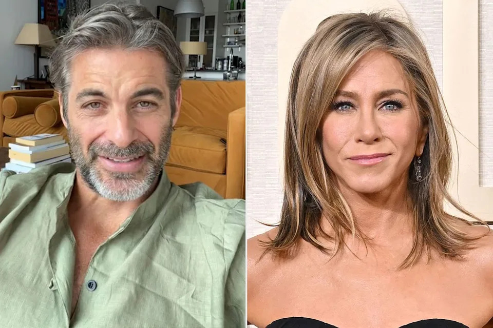 Jim Curtis/Instagram;Axelle/Bauer-Griffin/FilmMagic Jim Curtis, Jennifer Aniston.