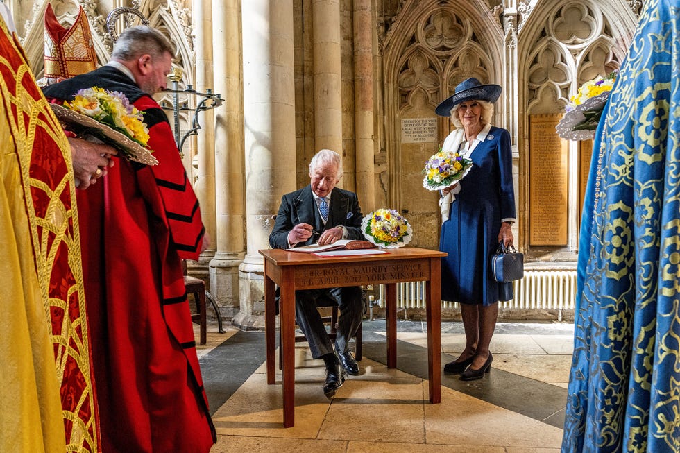 King Charles III And The Queen Consort Attend The Royal Maundy Service