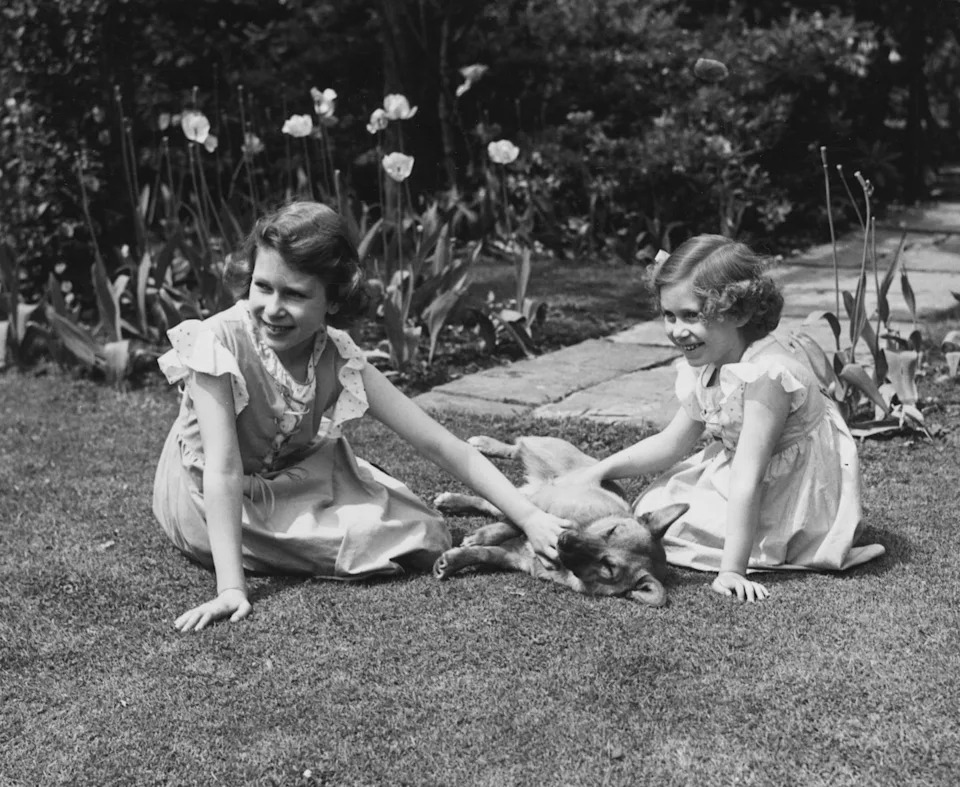 Royal Sisters & Dog