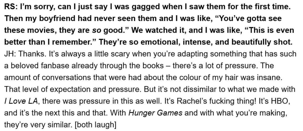 Josh Hutcherson recalls the debate over his hair when he was cast as Peeta Mellark in 'The Hunger Games': "The amount of conversations that were had about the colour of my hair was insane. That level of expectation and pressure."