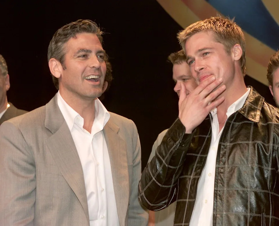 Brad Pitt and George Clooney 