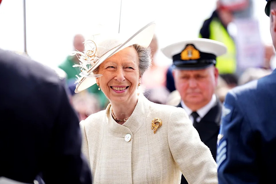 Getty Princess Anne on May 9, 2025