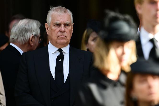 Prince Andrew at the funeral of the duchess of Kent at Westminster Cathedral, London, September 16, 2025.