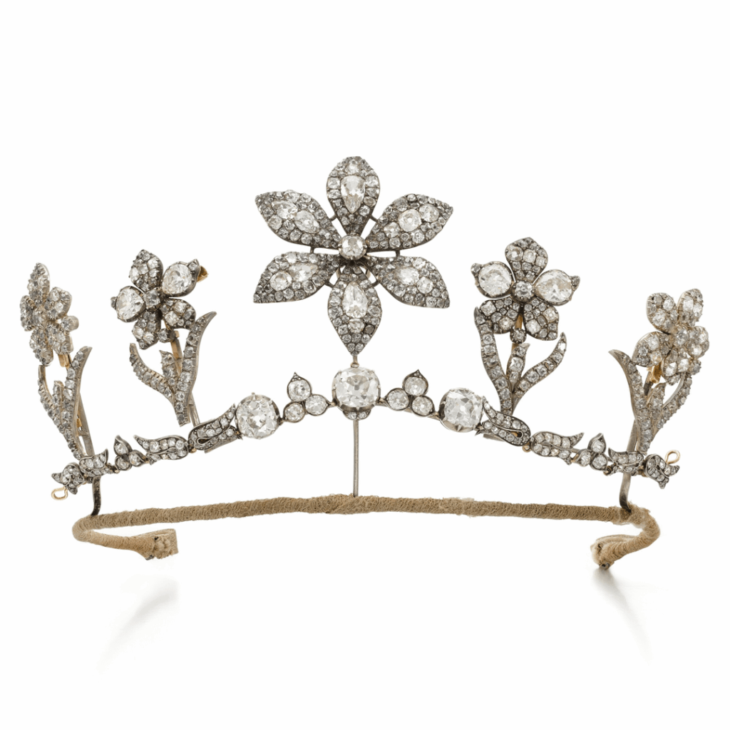 Barons Gisborough diamond flower tiara sells for $488,975 at Sotheby's auction; brooch owned by Napoleon Bonaparte sells for $4.3 million; ring owned by one of last Ottoman princesses for $3.6 million