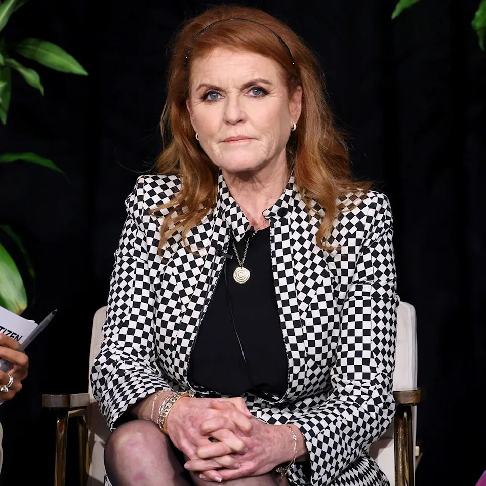 NEW YORK, NEW YORK - SEPTEMBER 25: Sarah Ferguson, Duchess of Yorks speaks during the Climate Solidarity in the Commonwealth panel at Global Citizen NOW: Health and Climate Financing Sessions - The Urgent Need for Action at Guastavino's on September 25, 2024 in New York City. (Photo by Rob Kim/Getty Images for Global Citizen).