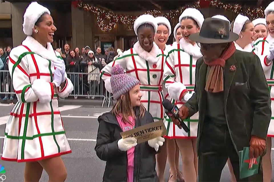 Peacock Al Roker gifting Elliot the Golden Ticket