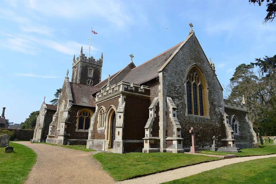 Radcliffe/Bauer-Griffin/GC Images The Church of St. Mary Magdalene on the Sandringham Estate.