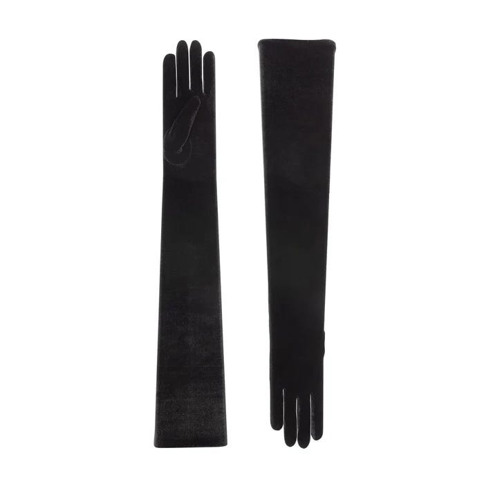 Melissa Velvet Opera Gloves