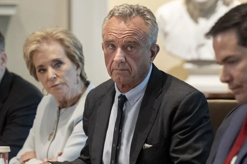 U.S. Secretary of Health and Human Services Robert Kennedy speaks during a cabinet meeting held by President Donald Trump in the Cabinet Room of the White House in Washington, DC on April 30. File Photo by Ken Cedeno/UPI