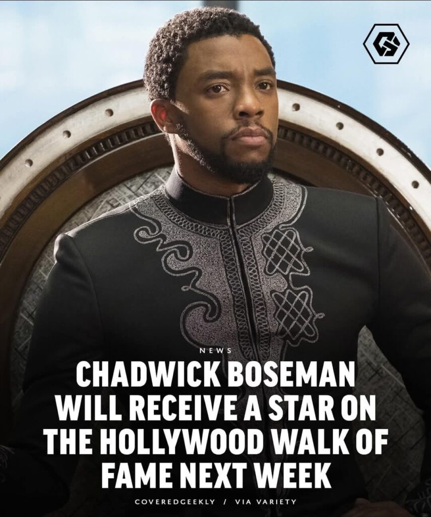 We miss you Chadwick 😢