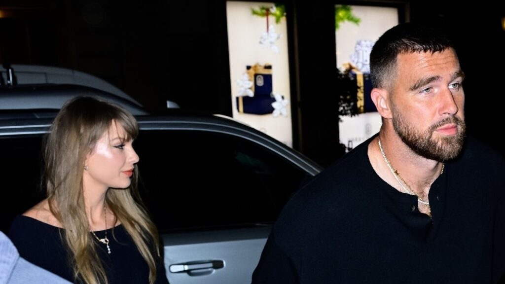Taylor Swift and Travis Kelce Enjoy Their Most Matchy-Matchy Style Moment Yet Taylor Swift and Travis Kelce Enjoy Their Most Matchy-Matchy Style Moment Yet