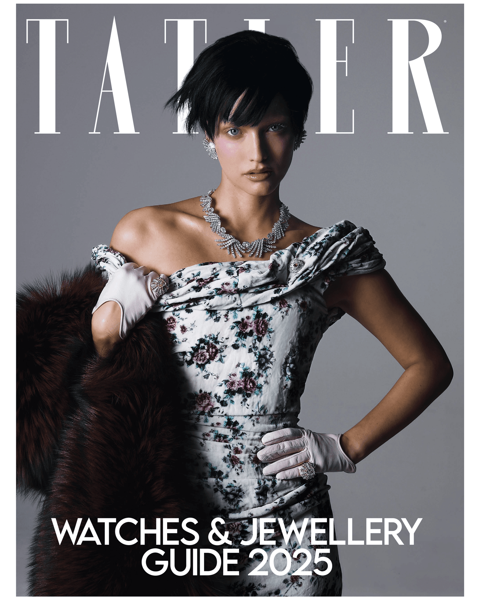 All that glitters Dazzling in a necklace earrings brooch and rings by Tiffany amp Co.