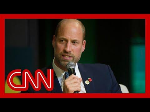 Prince William spoke to CNN’s Christiane Amanpour