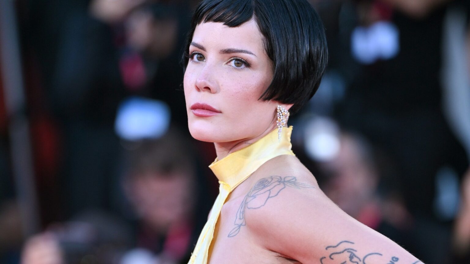 Halsey Shuts Down Fan for Telling Her to ‘Stop Talking and Play’ Halsey Shuts Down Fan for Telling Her to 'Stop Talking and Play'