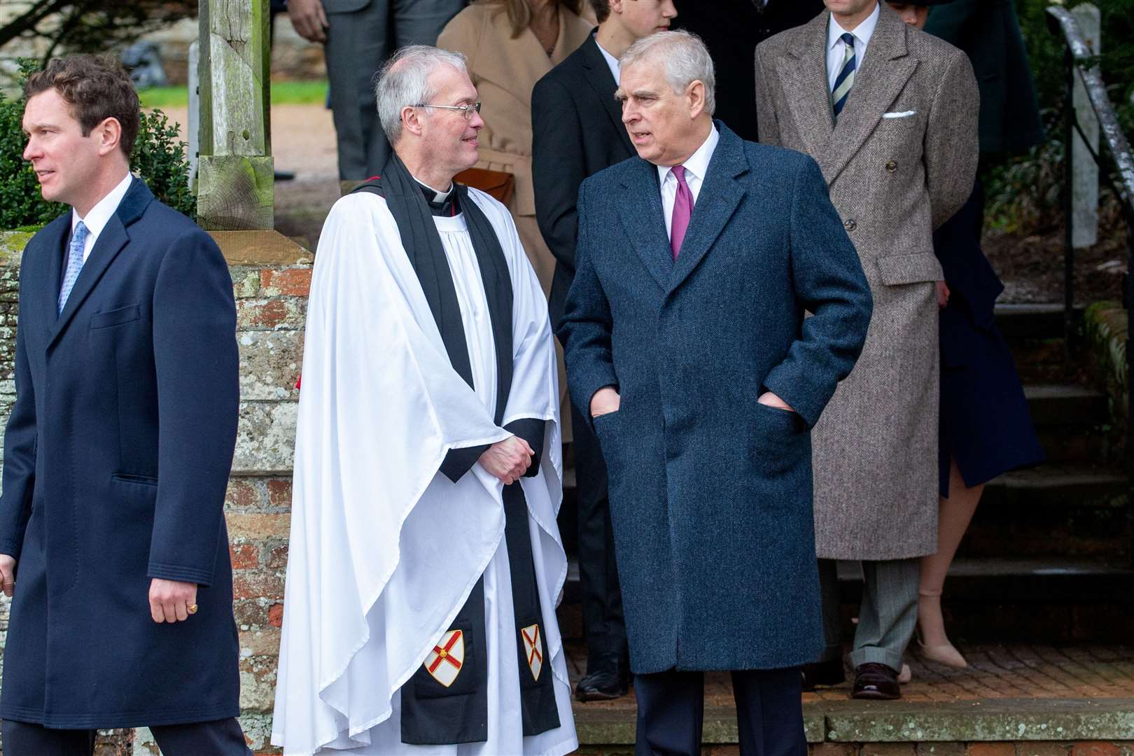 Andrew talking to Rev Paul Williams of Sandringham Church