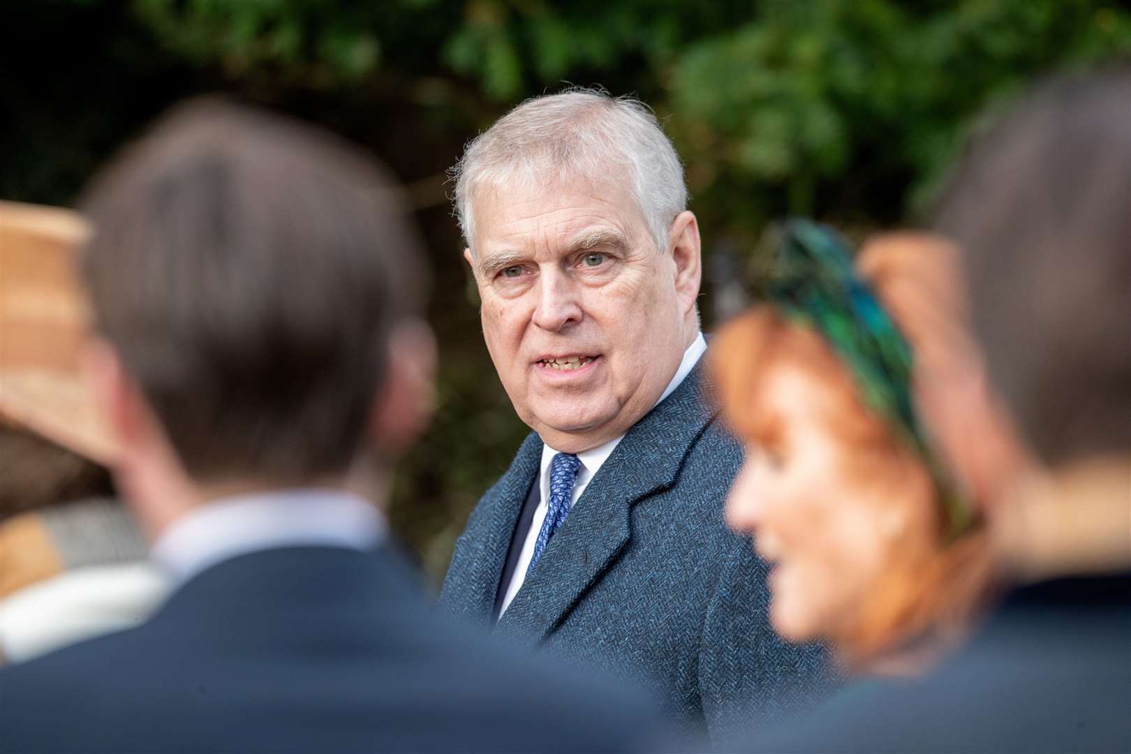 Andrew has previously attended the Christmas Day service at Sandringham. Pictures: Geoff Robinson