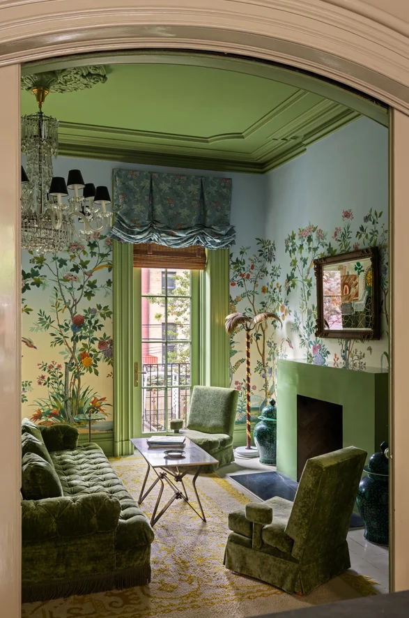 Lily Allen and David Harbour are selling their $8,000,000 Brooklyn townhouse, where maximalism meets New York cool