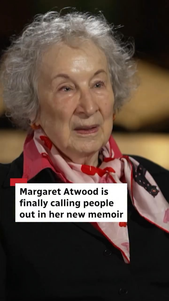 Margaret Atwood talks about holding grudges and her decision to call out people by name in her new memoir