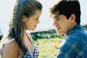 FEAR, from left: Reese Witherspoon, Mark Wahlberg, 1996, © Universal/courtesy Everett Collection