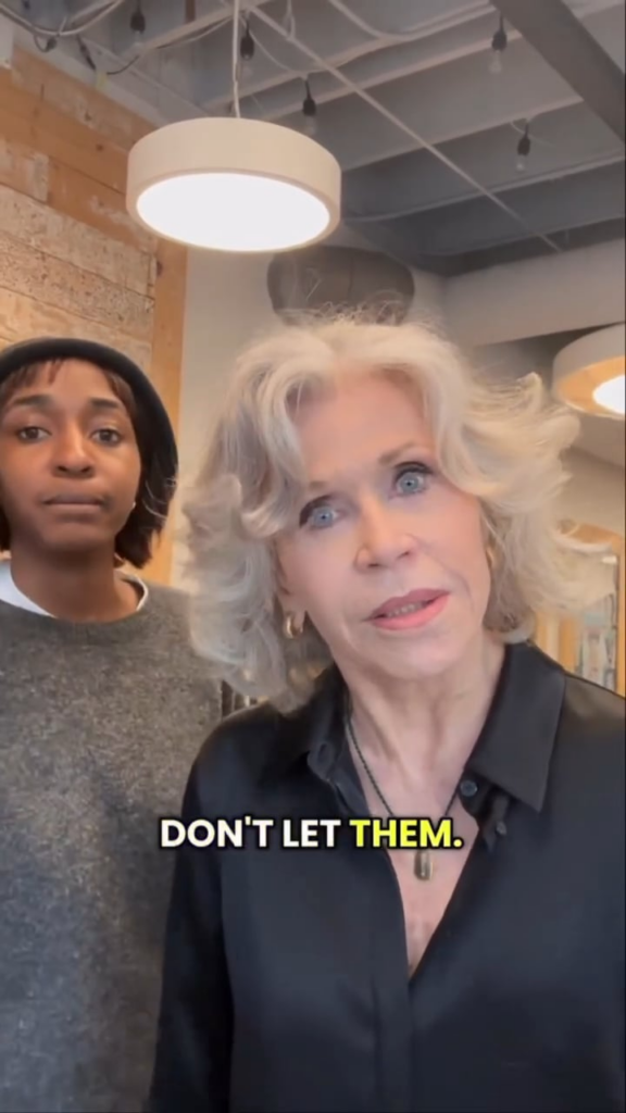 Ayo Edebiri and Jane Fonda wants people to fight for the First Amendment