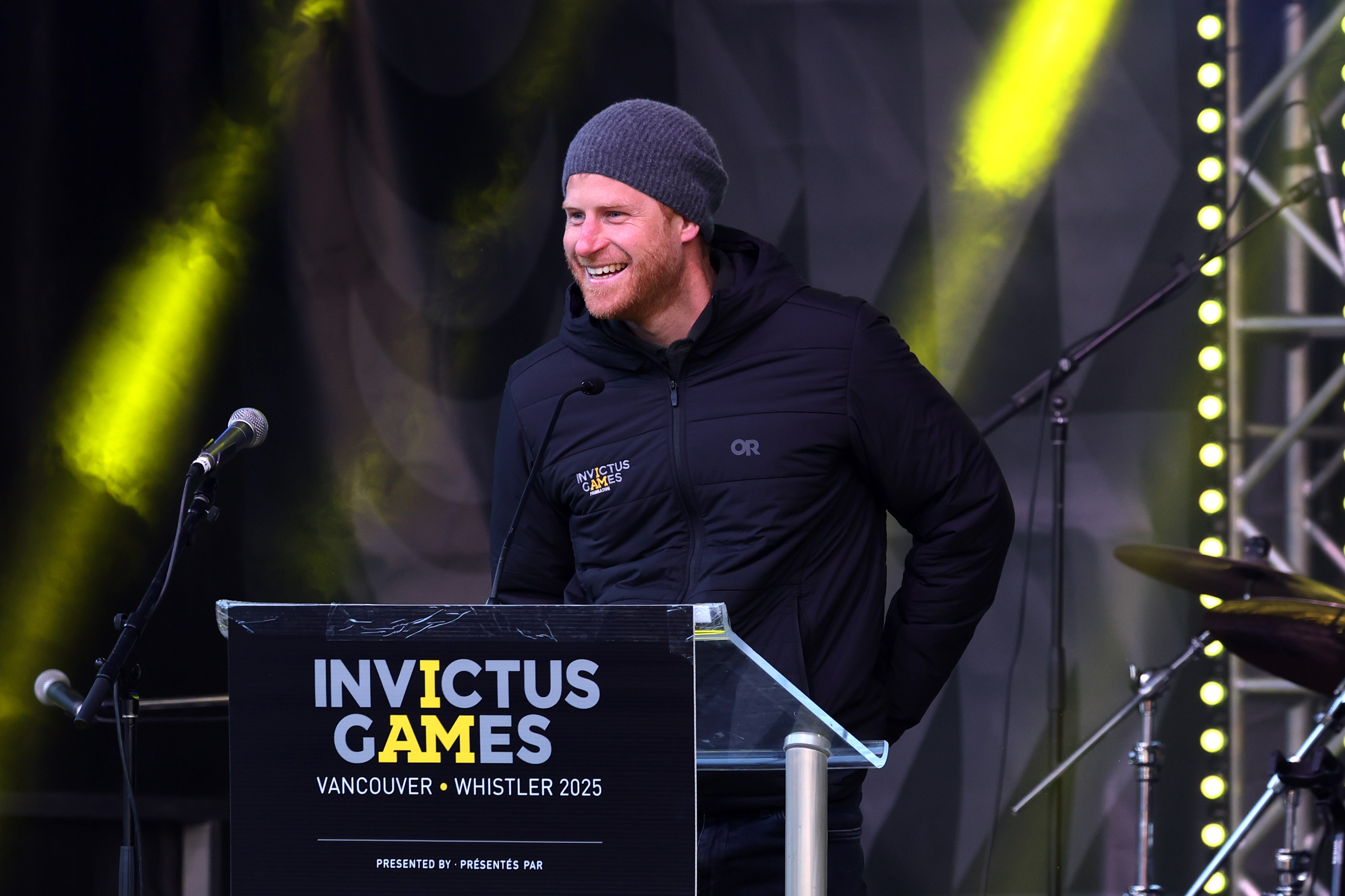 Prince Harry is seen at the 2025 Whistler Invictus Games