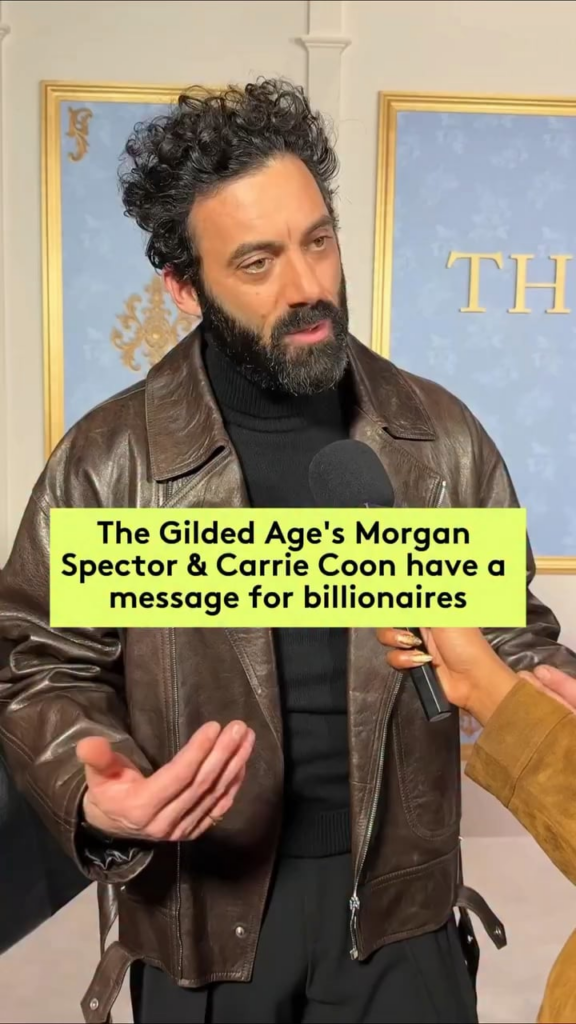 Morgan Spector and Carrie Coon have a message for billionaires