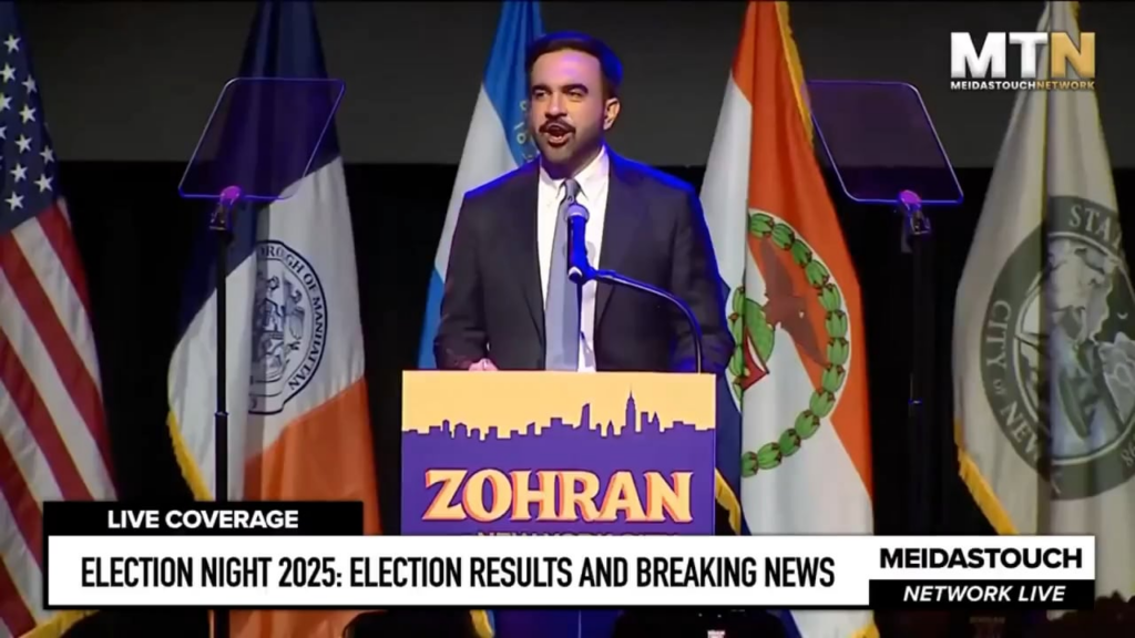 Zohran Mamdani: We believe in standing up for those we love. Whether you are an immigrant, a member of the trans community […] Black women […] or anyone else with their back against the wall — your struggle is ours too