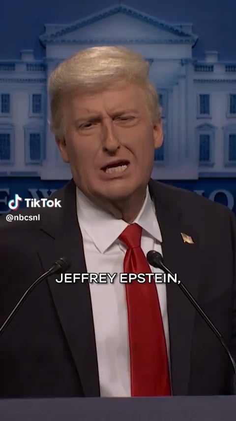 SNL mocks Donald Trump's reaction to Epstein emails